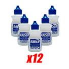 Kit 12 Tinta Para Carimbo Azul Alto Rendimento