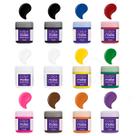 Kit 12 Tintas Faciais Líquida 15ml Maquiagem Artística Resistente Carnaval Halloween Colormake