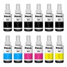KIT 12 tintas T664 compatível epson para impressora L555