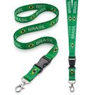 Kit 12 Tirantes Cordões Porta Copos Do Brasil Para Torcedores Copa Do Mundo Atacado