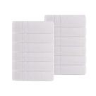 Kit 12 Toalhas De Rosto Branca 45x70cm Linha Profissional Hotelaria Mônaco Teka Cor:Branco