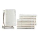 Kit 12 Toalhas para Lavabo Social 100% Algodão 30x50cm - Bellarte - Valetex