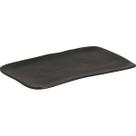 Kit 12 Travessas Retangular 27x17cm Porto Brasil Juta Preto Matte Cozinha Prato Servir Petiscos Mesa Kit 12 Travessas Retangular 27x17cm Porto Brasil Juta Preto Matte Cozinha Prato Servir Petiscos Mesa
