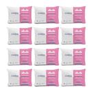 Kit 12 Travesseiros a vacuo Cotton Plus Camesa Suporte Firme 50x70cm