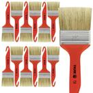 Kit 12 Trinchas Pinceis Tigre Porta Móveis Madeira Verniz Cabo Plástico Cerdas Animais Brancas Natural Pelos Pequena 5,33cm 2.1/2" Polegadas 696 Kit 12 Trinchas Pinceis Tigre Porta Móveis Madeira Verniz Cabo Plástico Cerdas Animais Brancas Natural Pelos Pequena 5,33cm 2.1/2" Polegadas 696