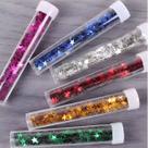 Kit 12 Tubos Glitter Miçanga Decoração Artesanato Miçanga Escolar Glitter Estrela Flor 8 gramas Kit 12 Tubos Glitter Miçanga Decoração Artesanato Miçanga Escolar Glitter Estrela Flor 8 gramas