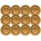 Kit 12 Un Sousplat Dourado Polipropileno 33Cm Rafimex Kit 12 Un Sousplat Dourado Polipropileno 33Cm Rafimex