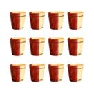 Kit 12 Und Copinho De Pau Madeira 6x4cm