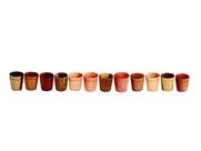 Kit 12 Und Copinho De Pau Madeira 6x4cm