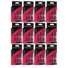 Kit 12 Unhas Postiças Stiletto Vermelho Escuro UP501 - Macrilan