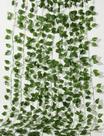 Kit 12 Unidades CORRENTE GALHO FOLHAGEM ARTIFICIAL 2 METROS CADA DECORAÇÃO PAINEL MURO INGLÊS JARDIM VERTICAL