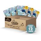 Kit 12 Unidades Detergente Sanitários Gel Adesivo 38g Com Aplicador Novo Frescor Dura até 6 Semanas Odor:Marine