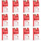Kit 12 Unidades Folhas Prontas Faciais para Depilação Depilflax Morango
