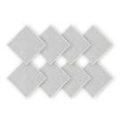 Kit 12 Unidades Guardanapo Liso Branco 45X45Cm Rafimex