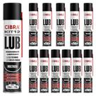 Kit 12 Unidades Óleo Desengripante LUB Lubrificante Multiuso 120g Antiferrugem Antioxidante Anticorrosivo Cibra Flex