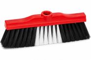 kit 12 Vassoura de Pelo Sintético 30cm Base Madeira Cerdas Macias Leve sem cabo