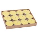 Kit 12 Velas Perfumada Citronela Repelente Natural 3,5cm Amarela Contra Insetos Pernilongo