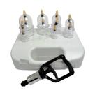 Kit 12 ventosas acrílico e aplicador ventosaterapia maleta Kit 12 ventosas acrílico e aplicador ventosaterapia maleta