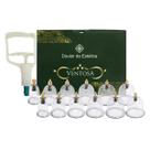 Kit 12 Ventosas para Ventosaterapia - Doutor da Estética
