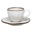 Kit 12 Xícaras Cafézinho 75ml Porcelana Ryo Maresia Oxford