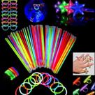 Kit 120 Itens Festa Neon Brilha Balada Aniversário Festa