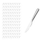 Kit 120 Pçs Faca Reforçada Inox Restaurante / Casa / Bar