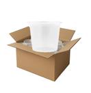 Kit 120 Potes Transparente Com Tampa Lacre Bpa Free 500ml