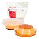 Kit 120un Forma Mini Pudim 120ml C/tampa Forneável Prafesta