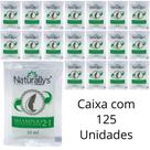 Kit 125 Un De Shampoo Condicionador Naturally's 2 em 1 Em Sache De 10ml Para Hotel e Pousada