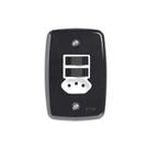 Kit 12PC Interruptor 2 T 1s+1p+tom 2p+t Pbr Placa Pret 10 F.l Pluzie