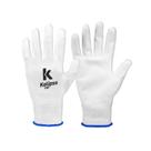 Kit 12PR Luva Trico Pu Branca T.09 - G - Kalipso Kit 12PR Luva Trico Pu Branca T.09 - G - Kalipso
