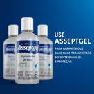 Kit 12un Asseptgel Antisséptico em Gel 52g Higienização Prática e Portátil