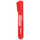 Kit 12un Marcador Peças Caneta 5.0mm Vermelho Ref.7856 - BRASFORT