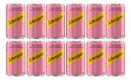 Kit 12un Schweppes Tônica Rose Frutas Vermelhas Lata 220ml
