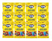 Kit 12x Bala Fini Gelatina Minhoca Brilho 90g - Cimed