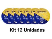Kit 12x Disco de Corte 7" Faststeel Heavy Duty