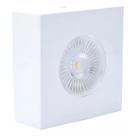 Kit 12x Spot Sobrepor Quadrado Mini Branco 4000k