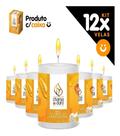 Kit 12x Vela Aromática Perfumada 60g Mel Flores Laranjeira