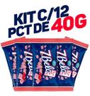 Kit 12x40g Bala 7belo Pastilha Goma Mastigável Macia Crocante Doce