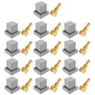 Kit 13 Acabamento Registro 1/2 3/4 e 1 Quadrado Cromado Pressão Gaveta Chuveiro Padrão Docol Kit 13 Acabamento Registro 1/2 3/4 e 1 Quadrado Cromado Pressão Gaveta Chuveiro Padrão Docol