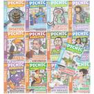 Kit 13 Livros de Passatempos Picnic Letras Letrex Letrix Domiletras, 28 páginas