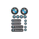 Kit 14 Adesivos Refletivos Compatível BMW Motorrad