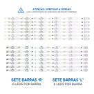 Kit 14 Barras De Led Compatível Com 55pug6700 55pug6700/78 Kit 14 Barras De Led Compatível Com 55pug6700 55pug6700/78