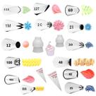 Kit 14 Bicos De Confeitar Wilton + Adaptadores + Sacos