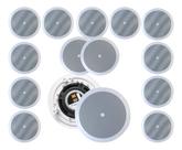Kit 14 Caixas De Som Arandela Jbl 6co2r Redonda Branca 50w