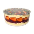 Kit 14 Cake Box Redonda 2,2L Transparente
