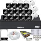 Kit 14 Câmeras 1220B Full Color Intelbras Dvr Mhdx 16ch 500GB colorido dia e noite Kit 14 Câmeras 1220B Full Color Intelbras Dvr Mhdx 16ch 500GB colorido dia e noite