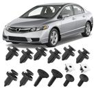 Kit 14 Presilhas Grampo Parachoque Dianteiro Civic 2007 2012