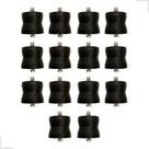 Kit 14 roletes berço parafuso para lancha jetski (7cmx6,2cm)