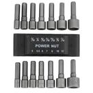 Kit 14 Soquete Canhão Sextavado Chave Bits P/ Parafusadeira